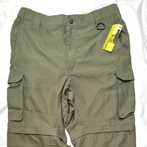 Boy Scouts Of America Pants Mens M Green Switchback Cargo Uniform Convertible